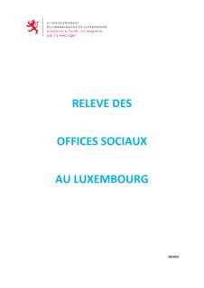 Relevé des offices sociaux au Luxembourg