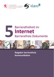 Barrierefreie Kommunikation - Heft 5: Barrierefreiheit im Internet