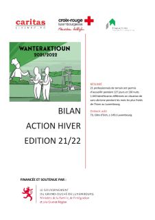Bilan de l'Action Hiver 2021-2022